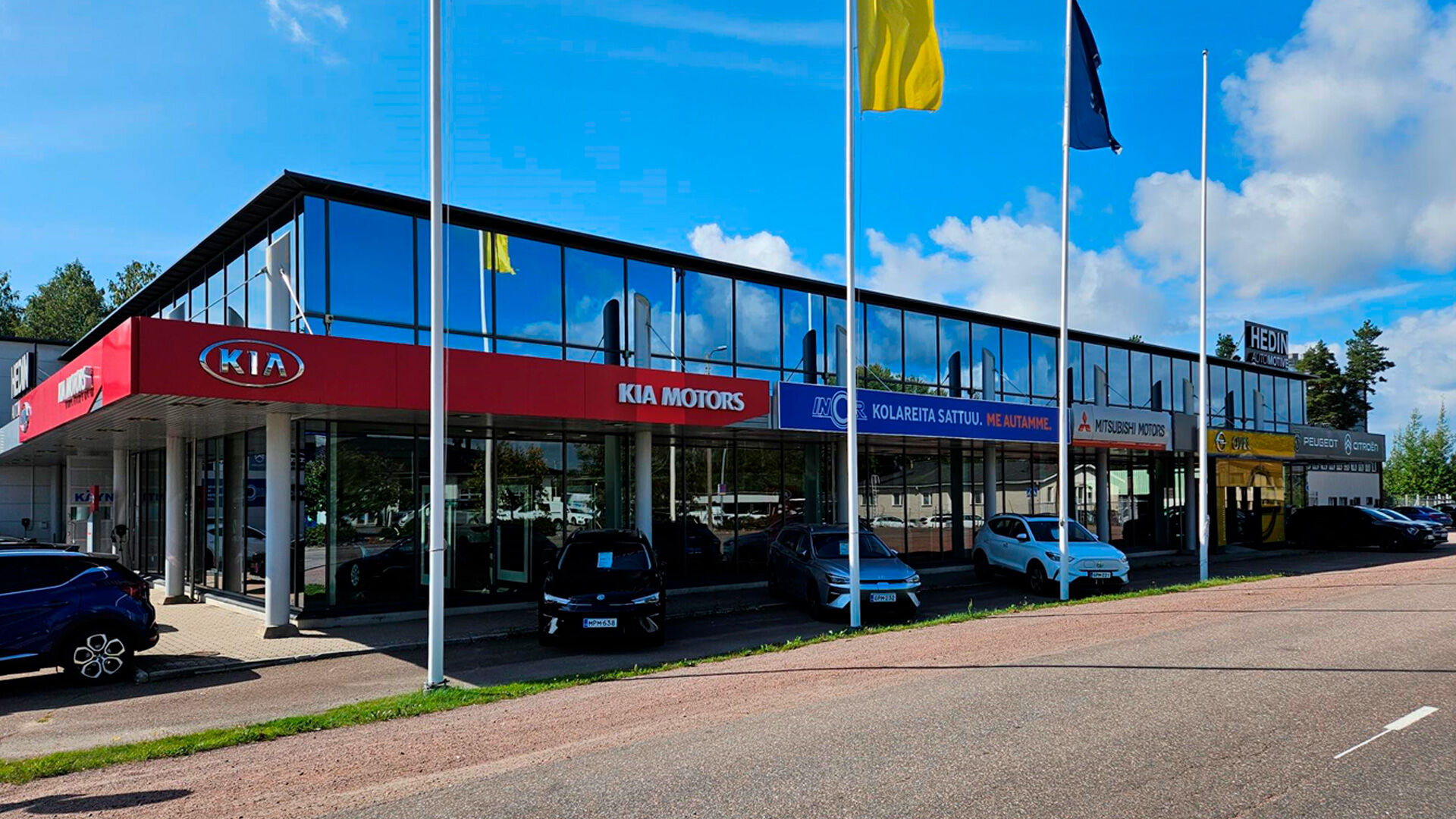 Kuva toimipisteestä Hedin Automotive Kotka