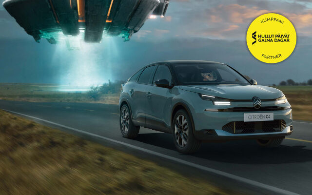 Citroën C4 Hybrid hullun halpaan hintaan 259 €/kk tai 28 990 € – rahoituskorko 0 % + kulut