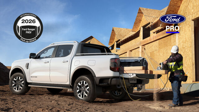 Ford Ranger PHEV – 2026 International Pick-Up Award -voittaja!
