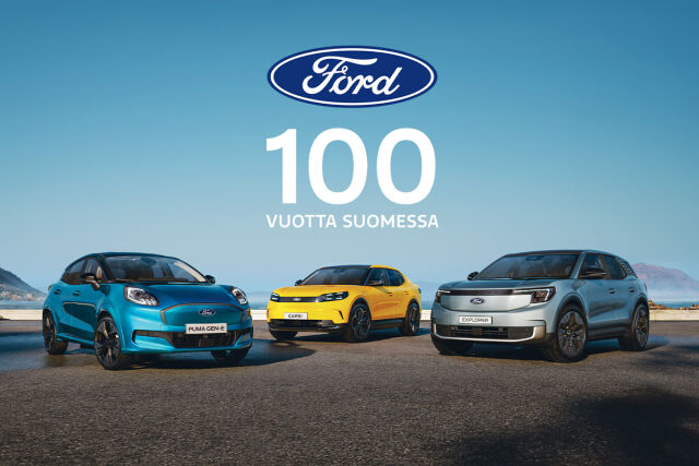 Ford 100 v. Juhlaviikko Hedin Automotivella 10. -18.4.