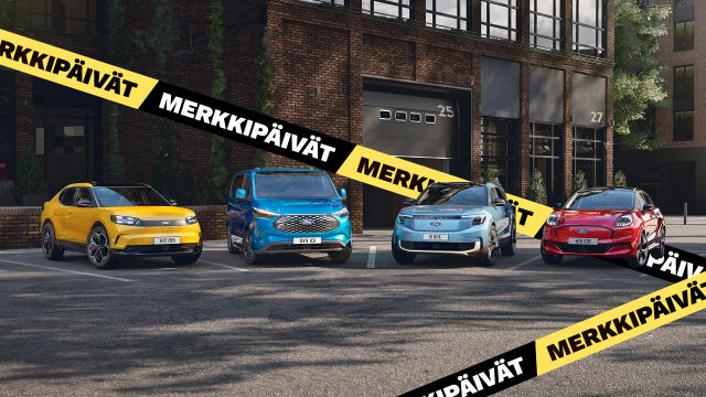 Kaikkiin uusiin Ford-malleihin lisävarusteita 1 000 €:lla.