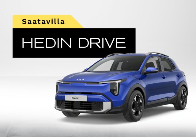 Uusi Kia Stonic huolettomalla Hedin Drive -sopimuksella alk. 299 €/kk – käsiraha 0 €
