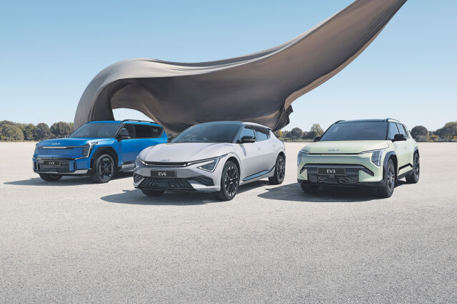 Kian täyssähköinen EV-malllisto – EV3, EV6 ja EV9