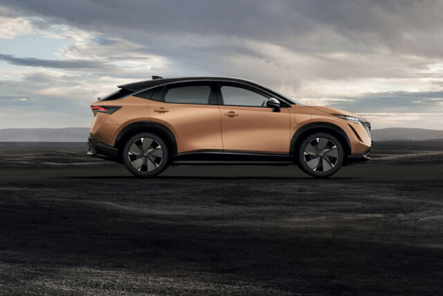 Nissan ARIYA -mallistoon edullinen rahoitustarjous tai talvirenkaat kevytmetallivanteilla 399€