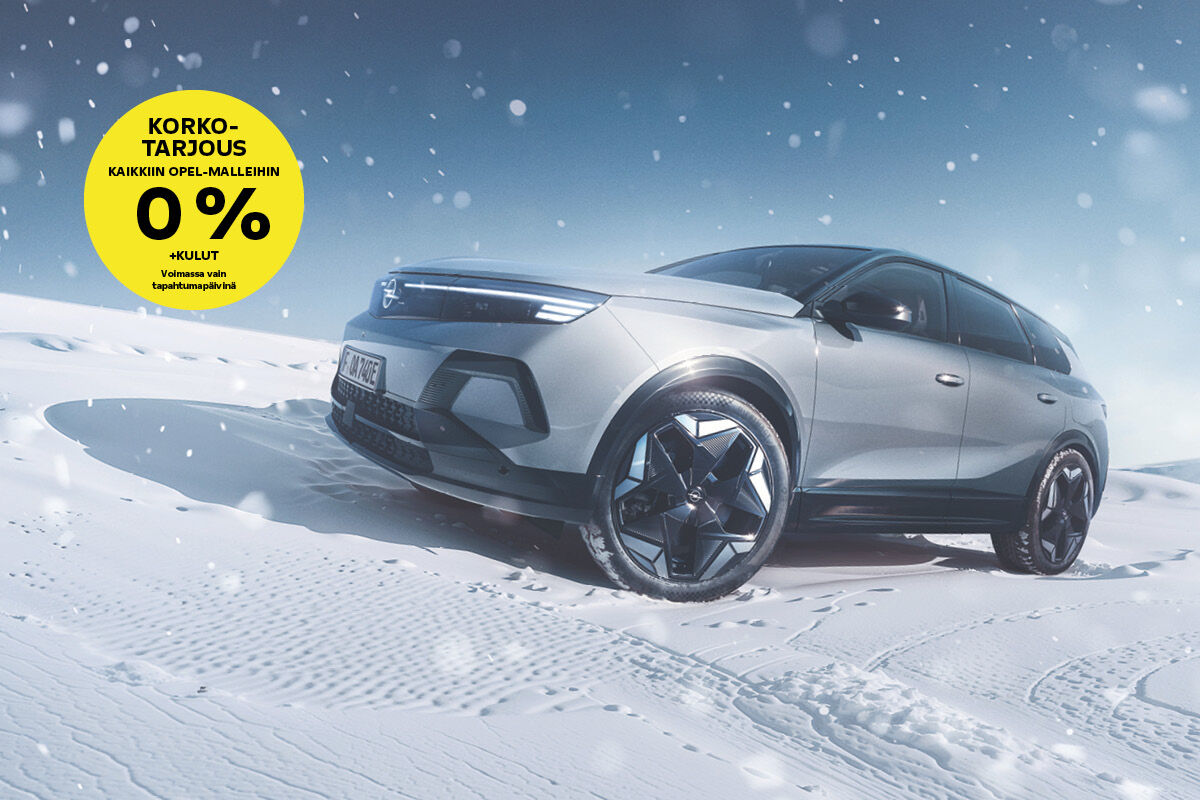 Uusi täyssähköinen neliveto Opel Granland 4WD kiertueella Hedin Automativella.