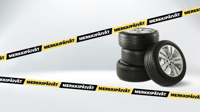 Uudet renkaat nyt -15 % valituilta rengasmerkeiltä