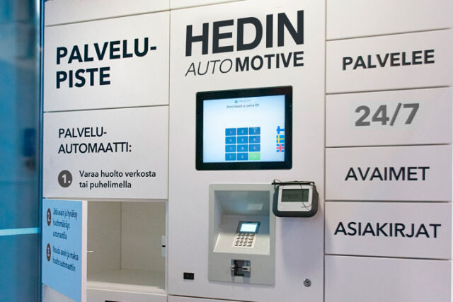 24/7 huoltopalvelu Hedin Automotivelta.