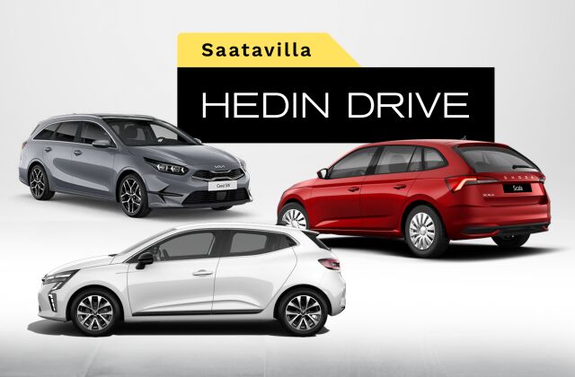 Erä vaihtoautoja alk. 159 €/kk  (48 kk / 40 tkm)