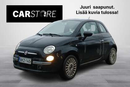 Fiat 500 Lounge 1,2 8v 69hv Bensiini // Näppärä auto! / Lohko- ja sisälämmitin / Lasikatto / - BKZ-145