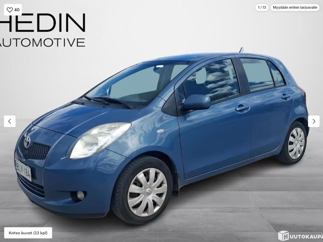 Toyota YARIS - BLY-184