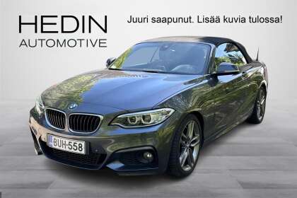 BMW 220 F23 Cabriolet 220i A Business M Sport // Todella vähän ajettu Suomi-auto / H&K / Comfort Access // - BUH-558