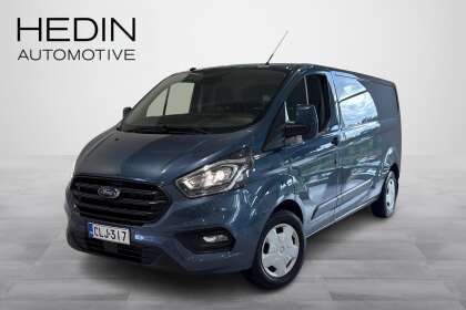 Ford TRANSIT CUSTOM 320 2,0TDCi 130 hv M6 Etuveto Trend Van N1 L2H1 // Jakohihna vaihdettu / Kamera / Webasto / Koukku - CLJ-317