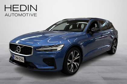 Volvo V60 T8 AWD R-Design aut // ACC / VOC / Panorama / Kuljettajan istuin muistilla / Suomi-auto / LED-valot - CMN-294