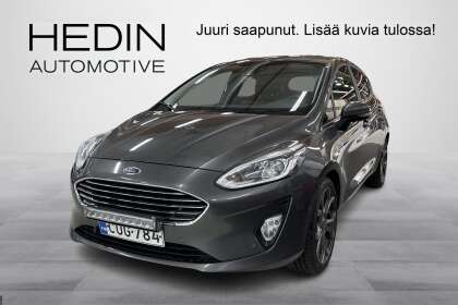 Ford FIESTA 1,0 EcoBoost 100hv M6 Titanium 5-ovinen // Vakkari / P.Kamera / Tutkat / Lämmitettävä ohjauspyörä / - COG-784