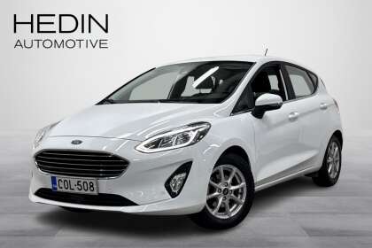 Ford FIESTA 1,0 EcoBoost 100hv A6 Titanium 5-ovinen // P.kamera / ACC / Blis / 1.om / Tutkat / Winterpack // - COL-508