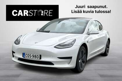 Tesla Model 3 Standard Range Plus // FSD3 / Premium-audio /  Lasikatto / Kamera / Nahkaverhoilu / Suomi-auto - COS-980
