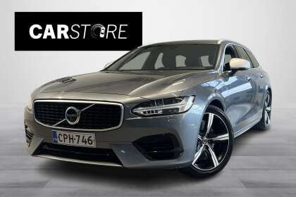 Volvo V90 T8 AWD R-Design aut // Tuulilasin lämmitys / Carplay / 360° Kamera // - CPH-746
