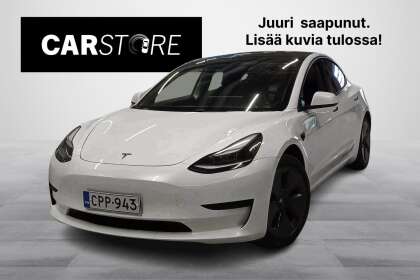 Tesla Model 3 Standard Range Plus // 1 omisteinen Suomi-Auto / 2x Alut / Leimattu 2/2026 / ILP / Panorama / ACC // - CPP-943
