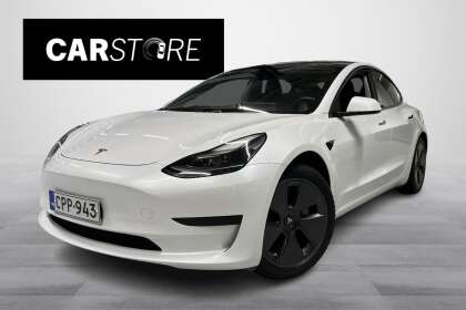 Tesla Model 3 Standard Range Plus // 1 omisteinen Suomi-Auto / 2x Alut / Leimattu 2/2026 / ILP / Panorama / ACC // - CPP-943