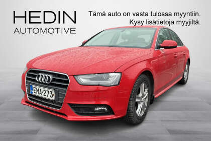 Audi A4 Sedan Business 2,0 TDI 130 kW multitronic // KORKOTARJOUS 1,99 % - EMA-273