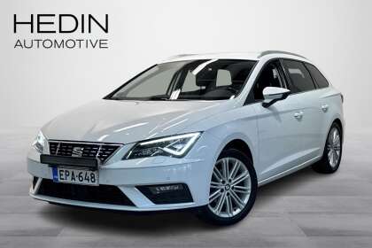 Seat LEON ST 1,4 TSI 150 ACT Xcellence Business DSG // 1.om / Suomi-auto / P.kamera / Carplay / Vetokoukku // - EPA-648