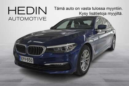BMW 518 G30 Sedan 518d A // Nahka/ Prof Navi/ Lisälämmitin/ Suomi-auto - EPV-930
