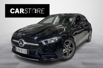 Mercedes-Benz A 200 A Business AMG // Widescreen / LED / Kamera / Navi / Merkkihuollot / 2x renkaat / - ERB-215