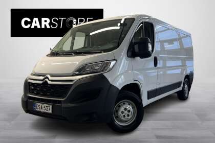 Citroen JUMPER BlueHDi 120 35 L2H1 // Webasto kellolla / Vetokoukku / Sivuovi // - ESA-337
