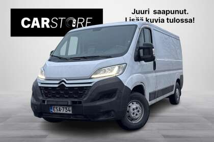 Citroen JUMPER BlueHDi 120 35 L2H1 // ALV / Webasto / Vetokoukku / Ilmastointi / Kahdet renkaat ja vanteet // - ESA-734