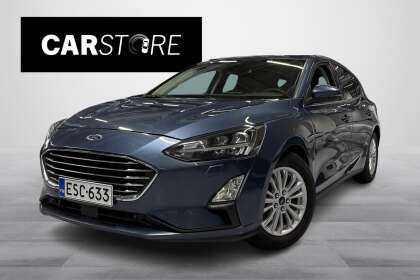 Ford FOCUS 1,0 EcoBoost 125hv A8 Titanium 5-ovinen // Adapt. vakkari / P.Kamera / Lämm. tuulilasi & ratti! - ESC-633