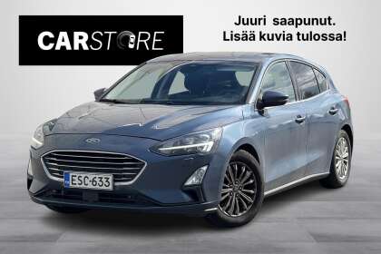 Ford FOCUS 1,0 EcoBoost 125hv A8 Titanium 5-ovinen // Adapt. vakkari / P.Kamera / Lämm. tuulilasi & ratti! - ESC-633