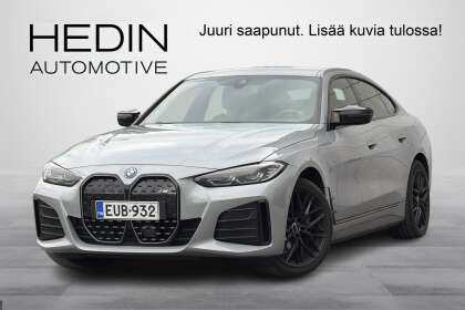 BMW I4 M50 // kahdet renkaat ja vanteet / Kamera /ACC / HiFi / **BPS Takuu 24kk/40tkm** - EUB-932