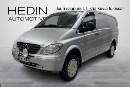 Mercedes-Benz VITO 115CDI 4x4  keskipitkä Aut. // 2-om. Suomi-Auto / Webasto / Ilmastointi / Vakkari / Koukku // - FHY-890