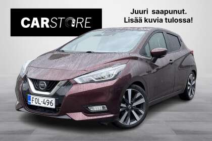 Nissan MICRA DIG-T 117 S/S Tekna 6M/T AVM Int Pack Red - FOL-496