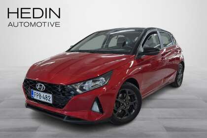 Hyundai I20 HATCHBACK 1,0 T-GDI 100 hv 48V 7DCT Black Hybrid MY21 // 1 - Omistaja / Suomiauto - FPB-482