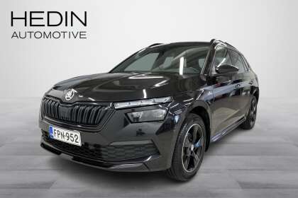 Škoda Kamiq 1,5 TSI Monte Carlo DSG Autom. / Panoraama-lasikatto / P.Kamera / 2xRenkaat / Alle taittuva koukku - FPN-952