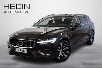 Volvo V60 T6 TwE AWD Business Inscription aut // ACC / HUD / Taittuva koukku / Nahat /  360° kamera - FRX-160