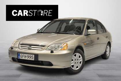 Honda CIVIC 1,6i LS 4d // Lohko&sisätilanlämmitin / Vetokoukku / Sähkölasit / Ilmastointi / Kats. voim. 10/2026! - GFH-995