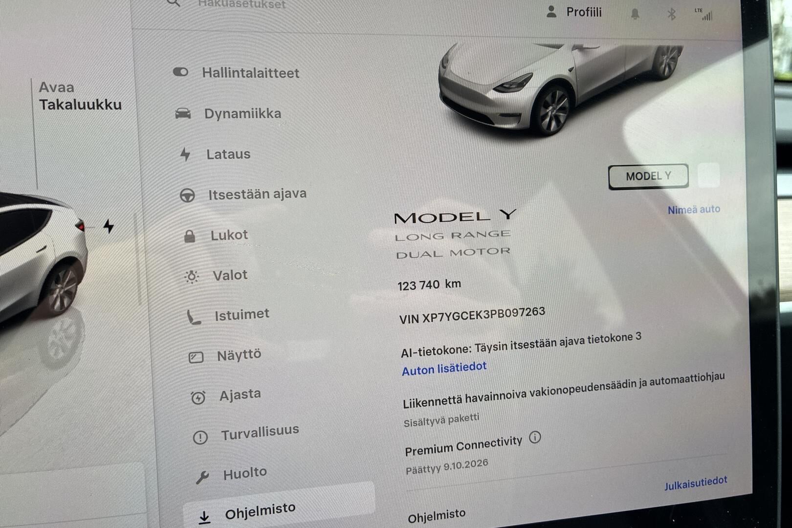 Tesla Model Y Long Range 2023, kuva 7/9
