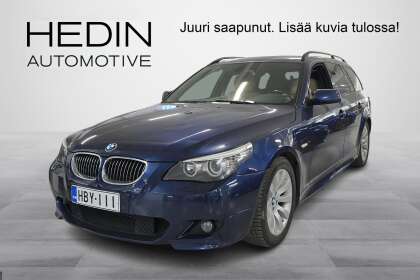 BMW 530 E61 Touring M-Sport // Suomiauto/ Dacota nahka/ PDC/ Comfort istuin/ Koukku - HBY-111