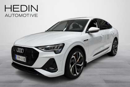 Audi E-TRON Sportback S Line Edition 55 quattro // ACC /  B&O / Panorama / Vetokoukku / 360° / Matrix LED / 21" - IYY-118