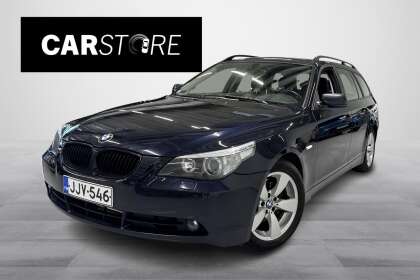 BMW 525 iA Touring // Sportti-Nahat / Lohko+Sis.lämmitin / Vakkari / 2x renkaat // - JJV-546