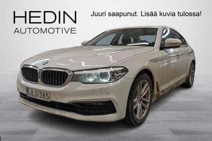 BMW 518 G30 Sedan 518d A Business Sport // Taittuva koukku / Proffa navi / Sporttipenkit / Parking Assistant - JLG-385