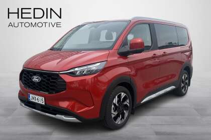 Ford TOURNEO CUSTOM 340 PHEV 232 hv eCVT FWD Active L1H1 1+7 // ALV / ACC / Tupla liukuovet / Kamera / Lasikatto // - JNX-615