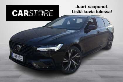 Volvo V90 T6 AWD Long Range Plus Dark aut // Panorama / 360-Kamera / ACC / BLIS / Onyx Black // - JNZ-420