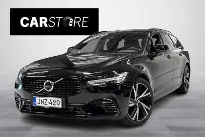 Volvo V90 T6 AWD Long Range Plus Dark aut // Vetokoukku / ACC / H/K / 360° / BLIS / Panorama / Täys LED! - JNZ-420