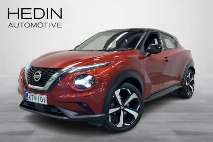 Nissan JUKE DIG-T 117HP 7DCT Tekna 19 + Navi + two-tone // Adapt.Cruise / BOSE / 360-kam / Lohkoläm / Merkkihuol - KTV-101