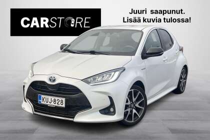 Toyota YARIS 1,5 Hybrid Premium // Adapt. vakkari / HUD / Peruutuskamera / Keyless / Tutkat / Navigaattori! - KUJ-828