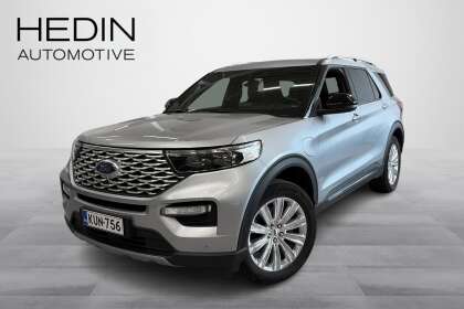 Ford EXPLORER 3,0 V6 Ecoboost 457hv PHEV A10 AWD Platinum 5-ovinen SoH arvo 88,1% - KUN-756