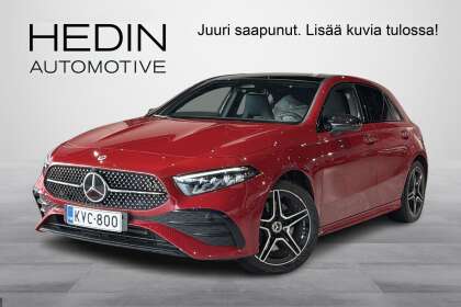 Mercedes-Benz A 250 e A AMG Line //Panoraama katto / Kamera / ACC / Keyless go / Night package / Patagonia Red - KVC-800